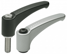 E+G Adjustable handles in metal